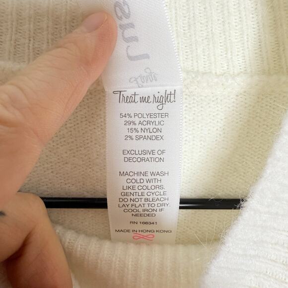 Lusso L Notre Dame Fighting Irish Simone Striple Mock Neck Sweater - Picture 10 of 10